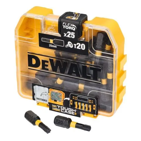 DT70557T-QZ Dewalt Torsionbits T20, 25 mm, 25 delar Köp nu